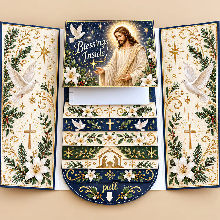 ⏰LAST DAY 50% OFF - 2026 New 🎅💳 Waterfall Christmas Gift Card Booklet ✨