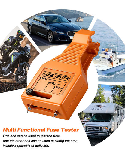 Combination Fuse Tester and Puller-🔍 Quick Check, 🔧 Easy Removal, 🚗 Roadside Ready