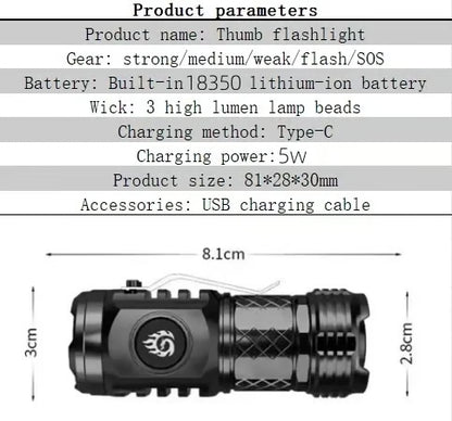 🔥LAST DAY PROMOTION 49% OFF 🔥 - Mini Flash Super Power Flashlight