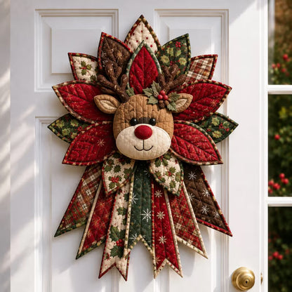 🎄Festive Quilted Christmas Door Hanging DIY Sewing Kit