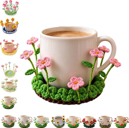 🔥Limited Sale 60% OFF💖Handmade Crochet Floral Coaster | Everlasting Table Art 🌸