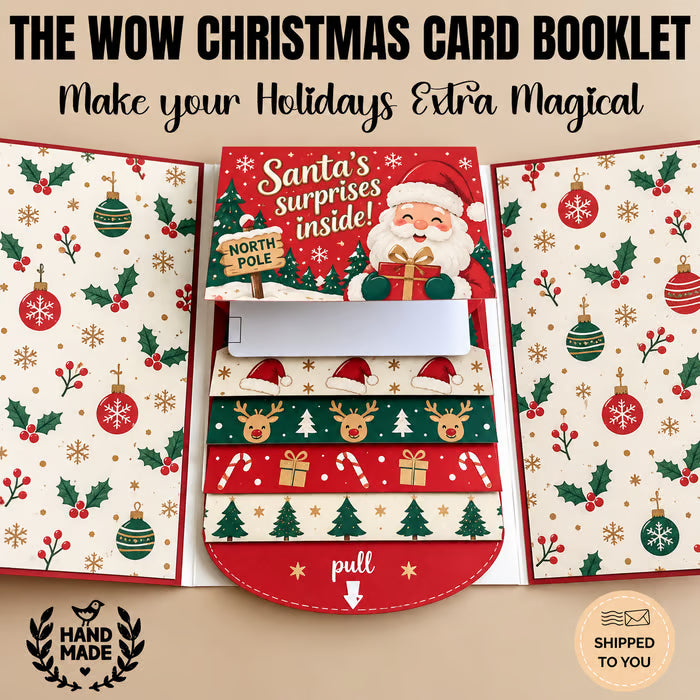⏰LAST DAY 50% OFF - 2026 New 🎅💳 Waterfall Christmas Gift Card Booklet ✨