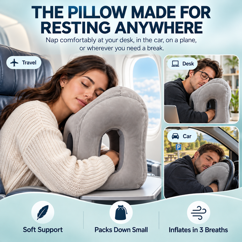 Inflatable Travel Pillow